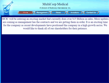 Tablet Screenshot of multicorpinternational.com